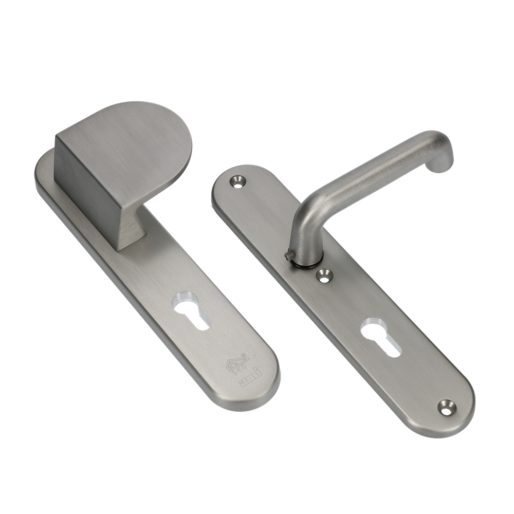 AMI Veiligheidsbeslag 250/50/1 Profielcilinder 55 Deurdikte 90/83 Re + Deurkruk 356 Irox Archi-Design Deurdikte 38/42 - 622305